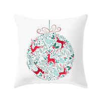 HKM-657683 Modern Polyester Pillowcase with Lattice Deer Design - 45x45cm Cushion Cover
