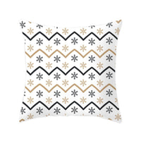 HKM-657683 Modern Polyester Pillowcase with Lattice Deer Design - 45x45cm Cushion Cover