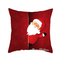 HKM-657683 Modern Polyester Pillowcase with Lattice Deer Design - 45x45cm Cushion Cover