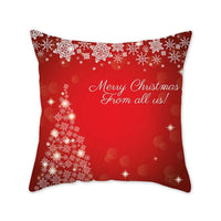 HKM-657683 Modern Polyester Pillowcase with Lattice Deer Design - 45x45cm Cushion Cover