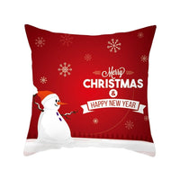 HKM-657683 Modern Polyester Pillowcase with Lattice Deer Design - 45x45cm Cushion Cover