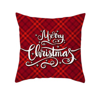 HKM-657683 Modern Polyester Pillowcase with Lattice Deer Design - 45x45cm Cushion Cover