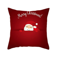 HKM-657683 Modern Polyester Pillowcase with Lattice Deer Design - 45x45cm Cushion Cover