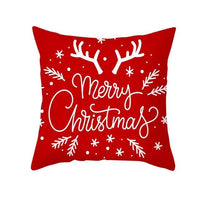 HKM-657683 Modern Polyester Pillowcase with Lattice Deer Design - 45x45cm Cushion Cover