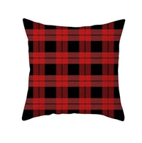 HKM-657683 Modern Polyester Pillowcase with Lattice Deer Design - 45x45cm Cushion Cover