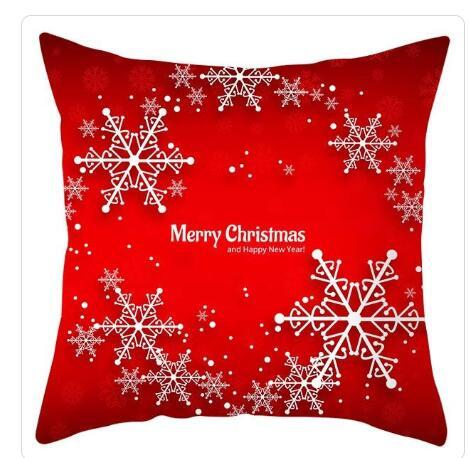 HKM-657683 Modern Polyester Pillowcase with Lattice Deer Design - 45x45cm Cushion Cover