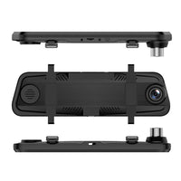 HKM-657811 HD Front and Rear Dual Channel Car Dash Cam with Night Vision and Touch Screen
