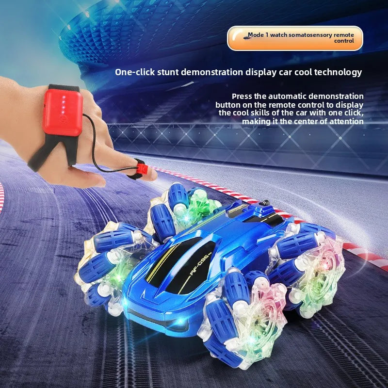 HKM-657875 Double-Sided RC Drift Stunt Car with 360° Rotation and Dual Gesture Control - Ready-to-Go Package