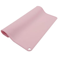 HKM-658003 Heart-Shaped Food Grade Silicone Meal Mat for Kids - Modern Design in Blue, Pink, Gray, Black