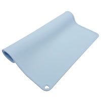 HKM-658003 Heart-Shaped Food Grade Silicone Meal Mat for Kids - Modern Design in Blue, Pink, Gray, Black