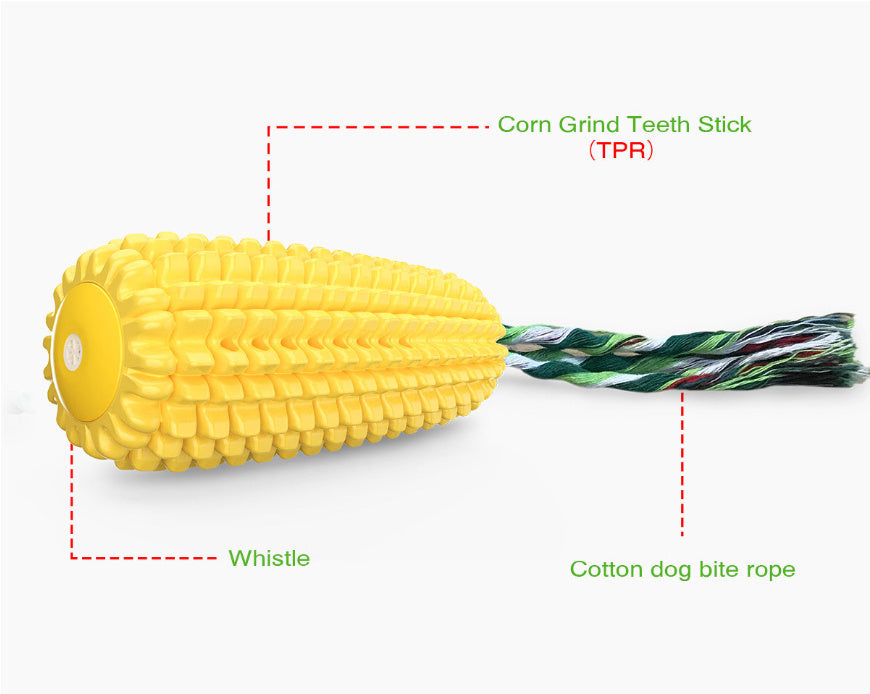 HKM-658067 Pet Supplies Simulation Corn Dog Bite-resistant Vent Sound Toys