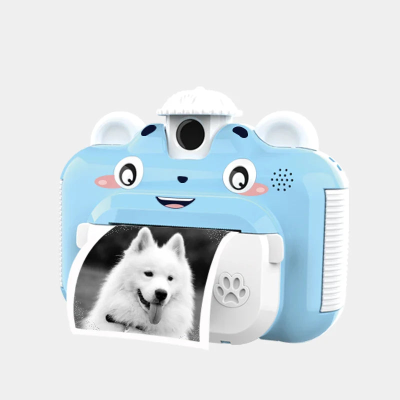 HKM-658195 1080p HD Mini Instant Print Camera for Kids with Rechargeable Battery and 2 Inch Color Screen