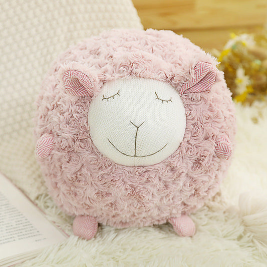 HKM-658515 Adorable Plush Baby Sheep Doll in Multiple Colors and Outfits