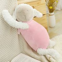 HKM-658515 Adorable Plush Baby Sheep Doll in Multiple Colors and Outfits