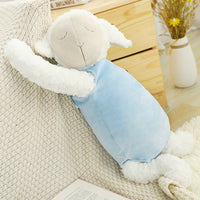 HKM-658515 Adorable Plush Baby Sheep Doll in Multiple Colors and Outfits