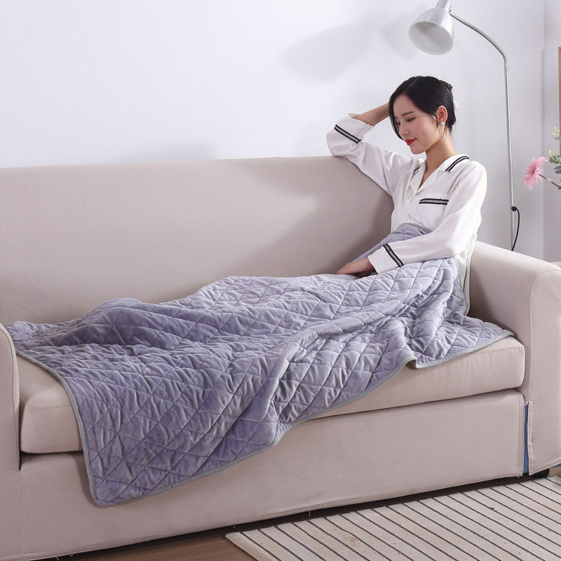 HKM-658771 USB Electric Heating Blanket in Solid Colors, Modern Design, Available in Various Sizes