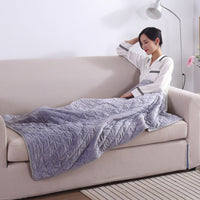 HKM-658771 USB Electric Heating Blanket in Solid Colors, Modern Design, Available in Various Sizes