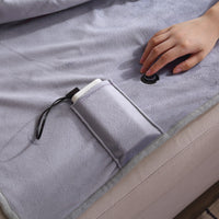 HKM-658771 USB Electric Heating Blanket in Solid Colors, Modern Design, Available in Various Sizes
