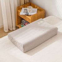 HKM-658771 Washed Cotton Latex Pillowcase in Elegant Designs, Skin-Friendly and Soft