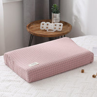 HKM-658771 Washed Cotton Latex Pillowcase in Elegant Designs, Skin-Friendly and Soft