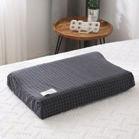 HKM-658771 Washed Cotton Latex Pillowcase in Elegant Designs, Skin-Friendly and Soft