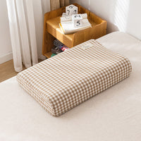 HKM-658771 Washed Cotton Latex Pillowcase in Elegant Designs, Skin-Friendly and Soft