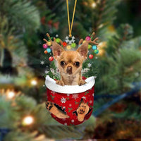 HKM-658899 Cute Christmas Dog Pendant Decoration - Modern 8CM Acrylic Acid Holiday Gift