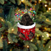 HKM-658899 Cute Christmas Dog Pendant Decoration - Modern 8CM Acrylic Acid Holiday Gift