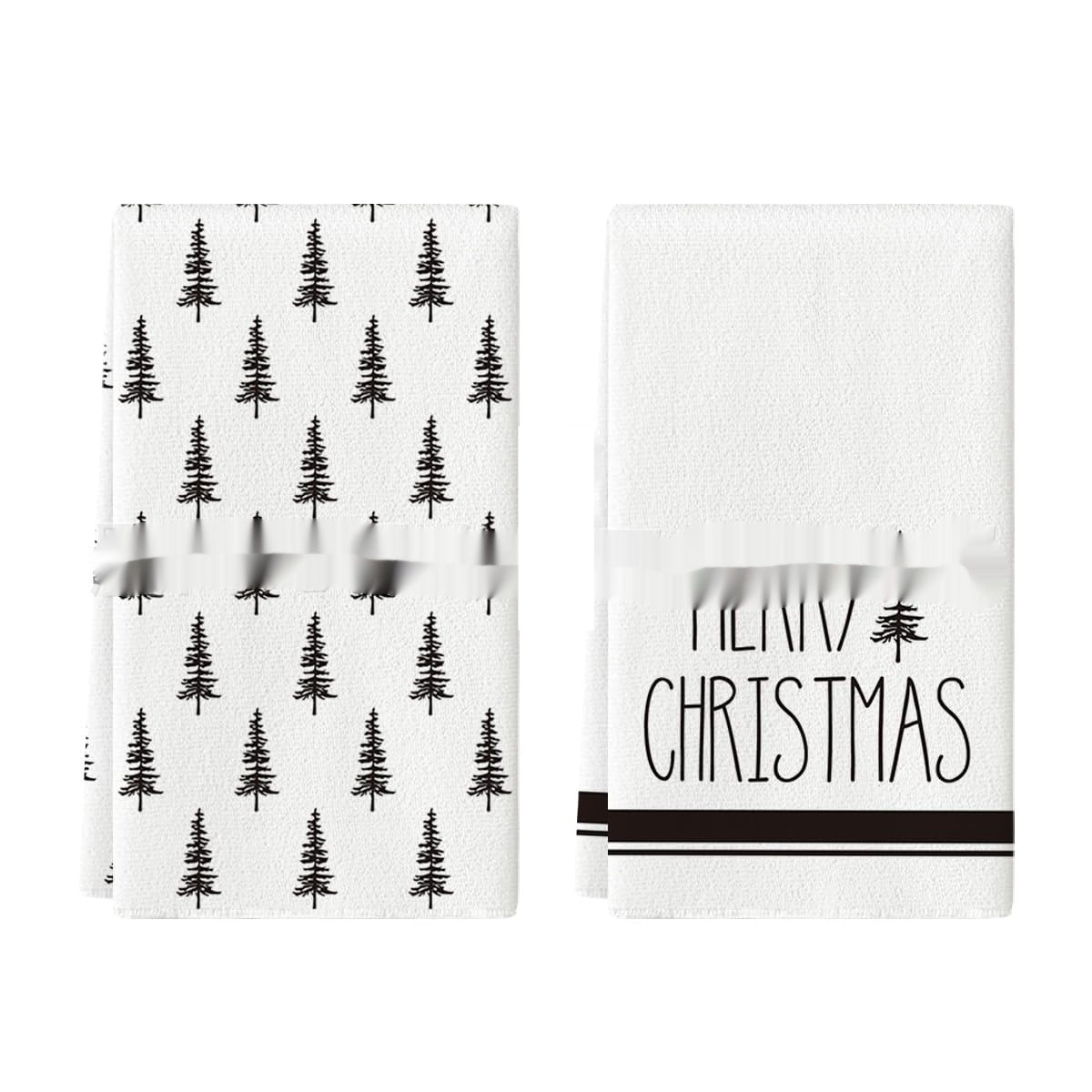 HKM-659027 Christmas-Themed Ultra-Fine Fiber Printed Towel in Various Festive Designs