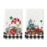 HKM-659027 Christmas-Themed Ultra-Fine Fiber Printed Towel in Various Festive Designs