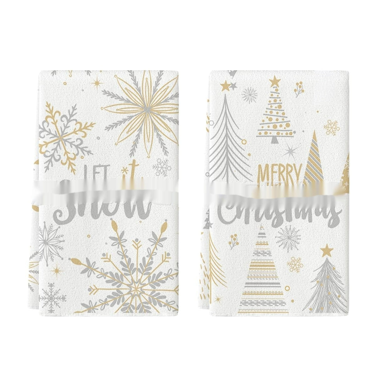 HKM-659027 Christmas-Themed Ultra-Fine Fiber Printed Towel in Various Festive Designs