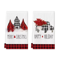 HKM-659027 Christmas-Themed Ultra-Fine Fiber Printed Towel in Various Festive Designs