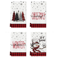 HKM-659027 Christmas-Themed Ultra-Fine Fiber Printed Towel in Various Festive Designs
