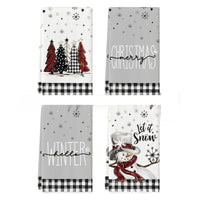 HKM-659027 Christmas-Themed Ultra-Fine Fiber Printed Towel in Various Festive Designs