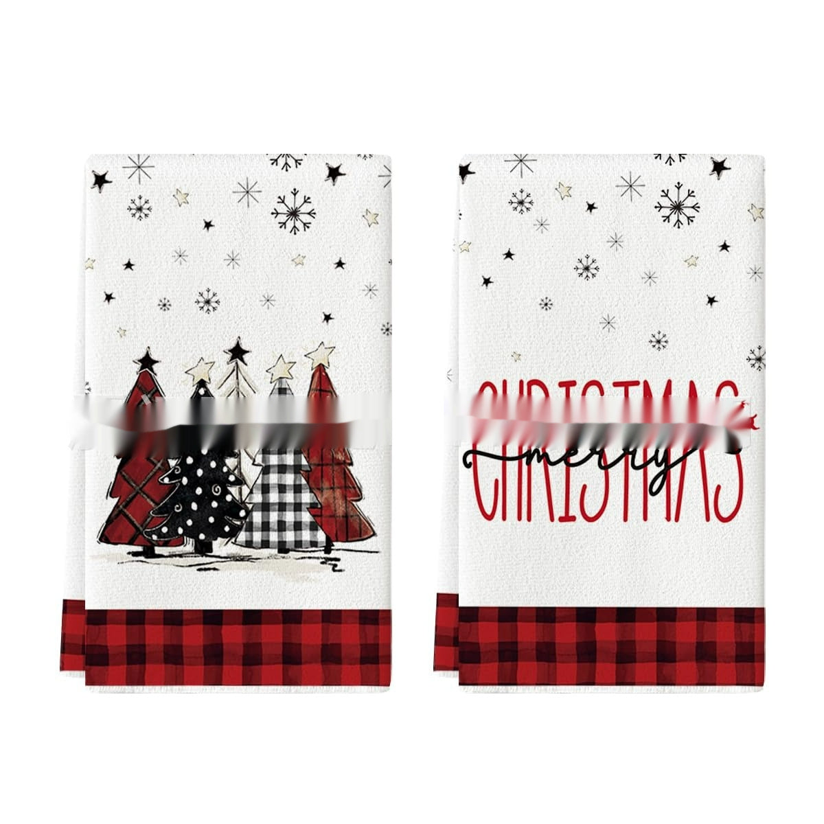 HKM-659027 Christmas-Themed Ultra-Fine Fiber Printed Towel in Various Festive Designs