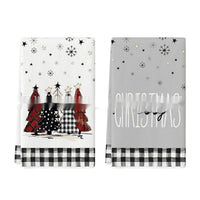HKM-659027 Christmas-Themed Ultra-Fine Fiber Printed Towel in Various Festive Designs
