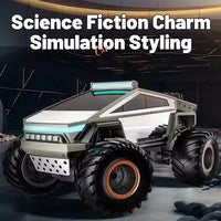 HKM-659027 Cyberpunk Off-Road Pickup Truck RC Car with Lights and Music for Kids 5-14 Years
