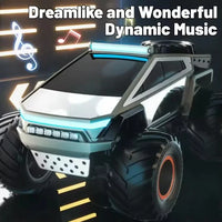 HKM-659027 Cyberpunk Off-Road Pickup Truck RC Car with Lights and Music for Kids 5-14 Years