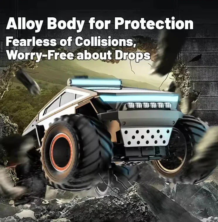 HKM-659027 Cyberpunk Off-Road Pickup Truck RC Car with Lights and Music for Kids 5-14 Years