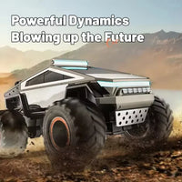 HKM-659027 Cyberpunk Off-Road Pickup Truck RC Car with Lights and Music for Kids 5-14 Years