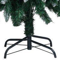 HKM-659411 150 cm Artificial Christmas Tree with Snow-Covered Branches and Metal Stand