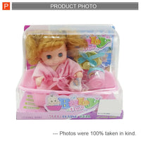 HKM-659411 Mini Bathing Reborn Baby Doll - Full Body Silicone Educational Toy for Infants and Toddlers
