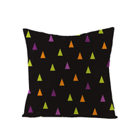 HKM-659731 Halloween Pumpkin Linen Pillow Cover - Various Patterns - 45x45cm