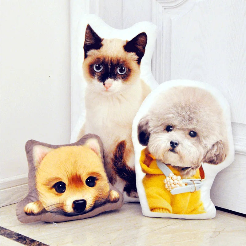 KTX-659859 Custom 3D Stuffed Animal Pillows - Personalized Plush Toys for Kids and Adults
