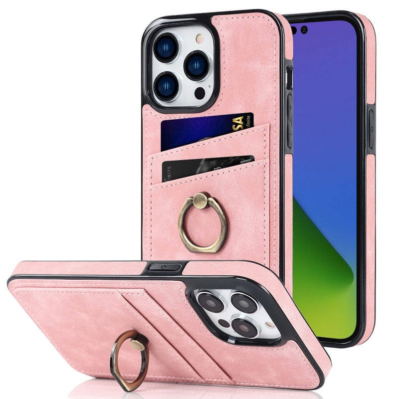 HKM-659859 Cute Anti-Falling Mobile Phone Case for iPhone 14 Series and iPhone 13/12/11 Models