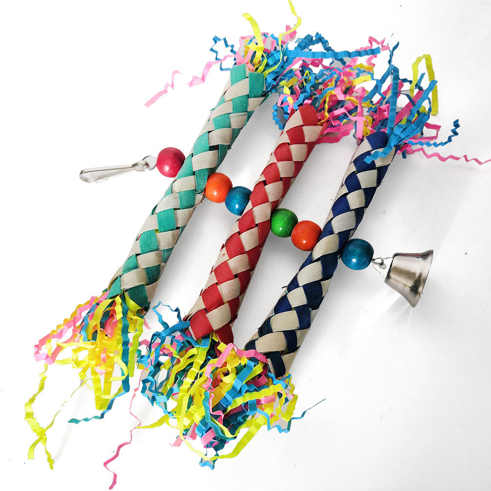 HKM-659859 Parrot Playtime Toy Set - 5 Fun and Engaging Bird Toys