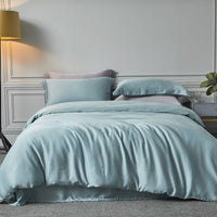 HKM-659923 Lenzing Tencel Double-Sided Solid Color Bedding Set – Available in Multiple Elegant Shades