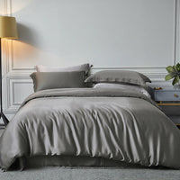 HKM-659923 Lenzing Tencel Double-Sided Solid Color Bedding Set – Available in Multiple Elegant Shades
