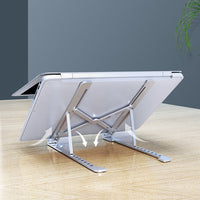 HKM-659987 Adjustable Portable Aluminum Alloy Laptop Stand – Lightweight & Foldable for 11-17.3 Inch Devices