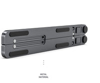 HKM-659987 Adjustable Portable Aluminum Alloy Laptop Stand – Lightweight & Foldable for 11-17.3 Inch Devices